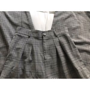 Sadie & Sage gingham print trousers